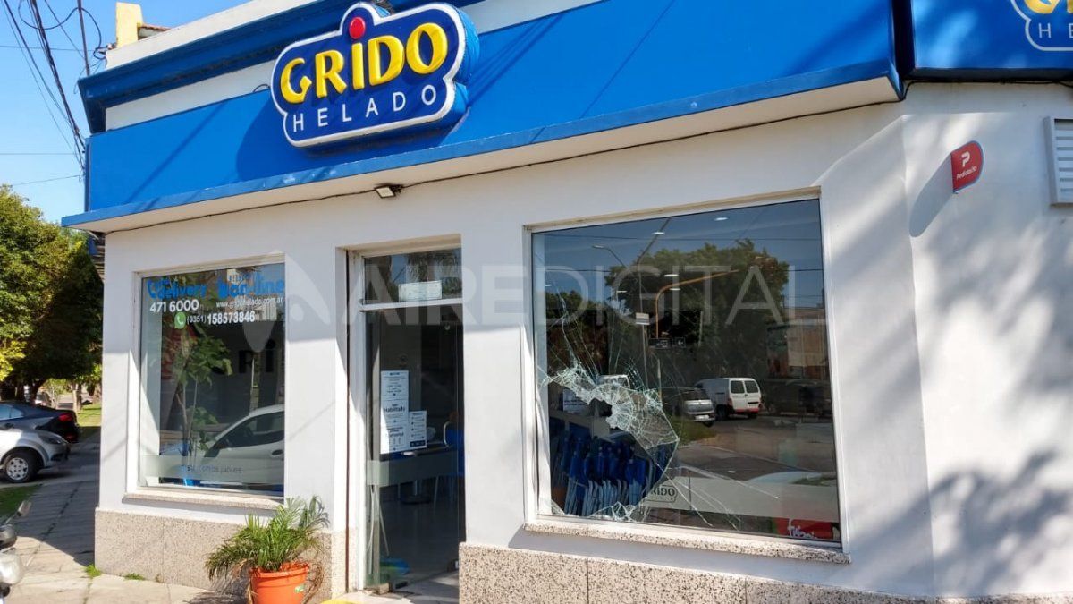 Robaron en la sucursal de Grido de General paz y Huergo&nbsp;