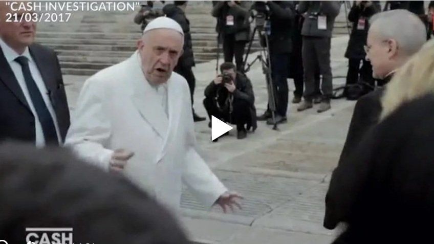 La reacción del Papa cuando le preguntaron por Grassi