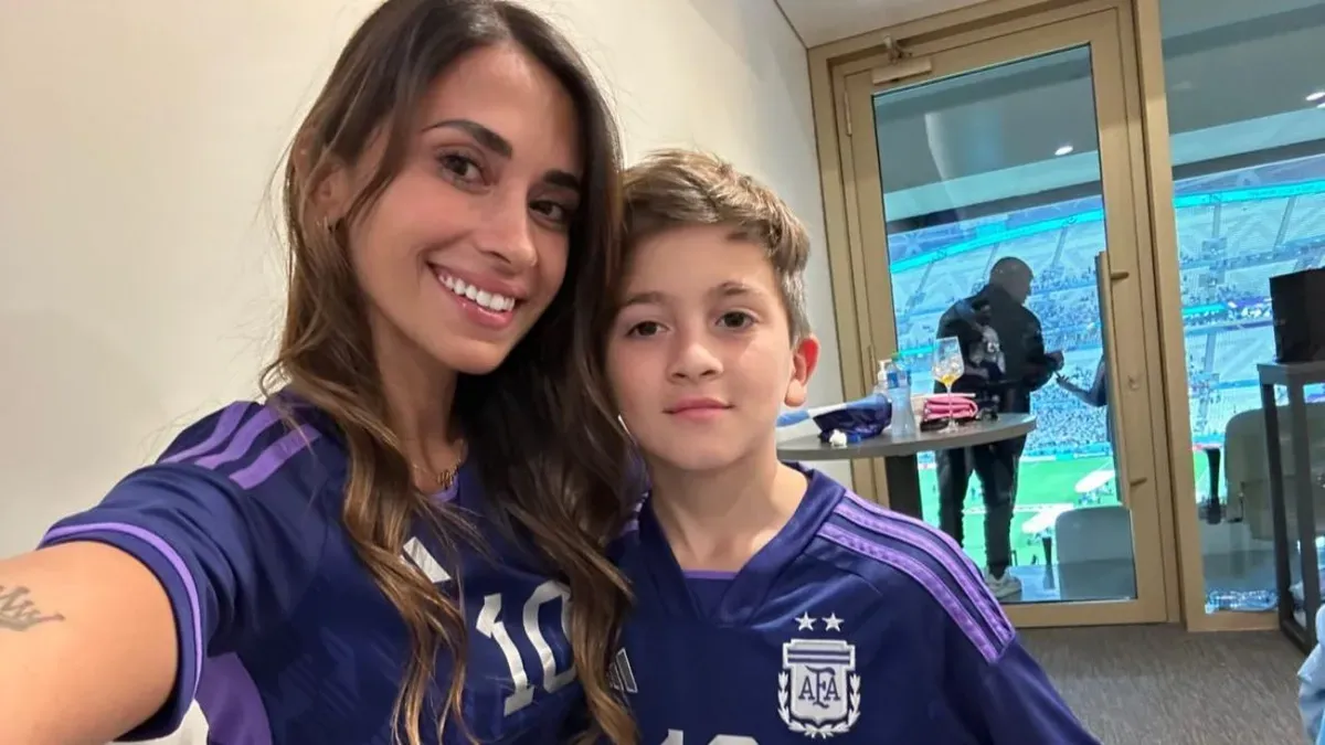 La carta de Thiago Messi a la Selección que emocionó a su mamá Antonela