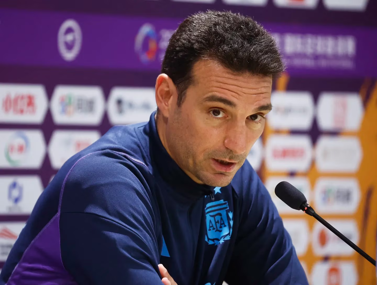 Lionel Scaloni habló en conferencia de prensa en la previa del partido que disputará la Selección Argentina ante Indonesia.