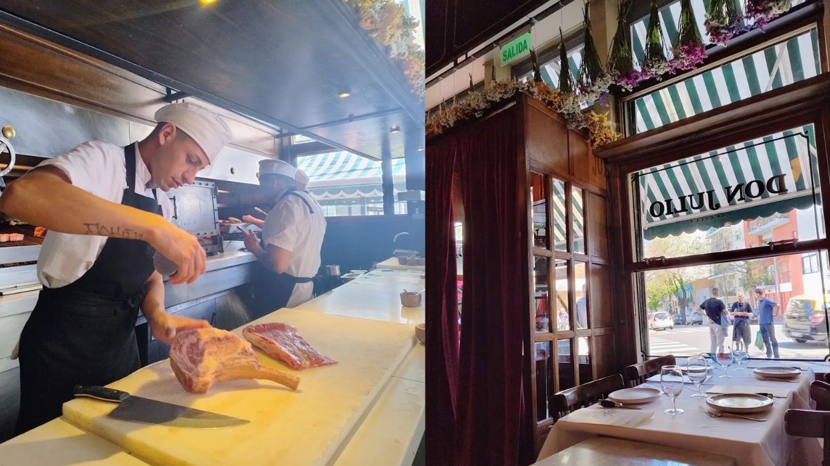 El famoso restaurante Don Julio, reconocido como una de las mejores parrillas del mundo, volvió a generar polémica por el alto costo de un almuerzo, tras viralizarse el ticket de un cliente en Google. El famoso restaurante Don Julio, reconocido como una de las mejores parrillas del mundo, volvió a generar polémica por el alto costo de un almuerzo, tras viralizarse el ticket de un cliente en Google.