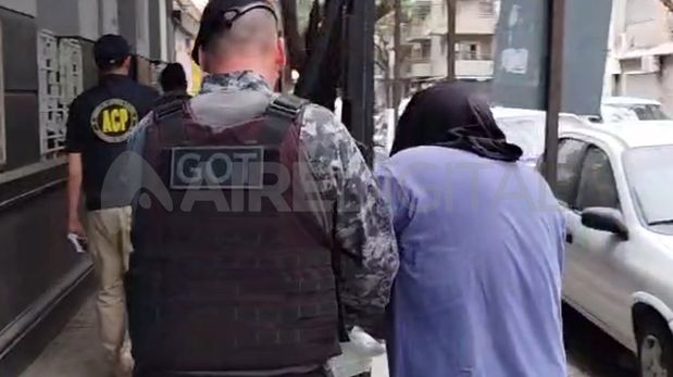 Pillín, cuando fue detenido y trasladado a la sede de la Agencia de Investigación Criminal.&nbsp;