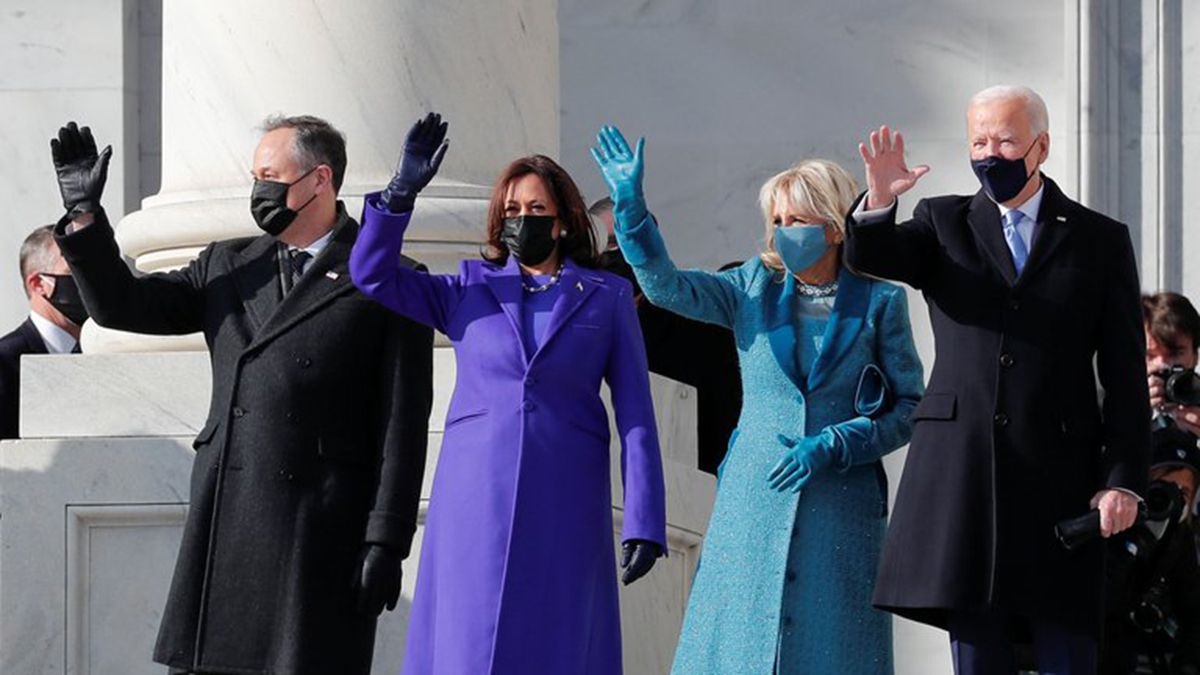 Joe Biden y Kamala Harris ya están en el Capitolio de Estados Unidos.