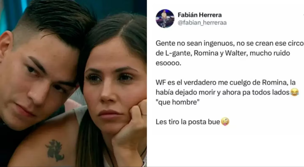 El sobrino de Romina Uhrig fue contundente en sus redes sociales.
