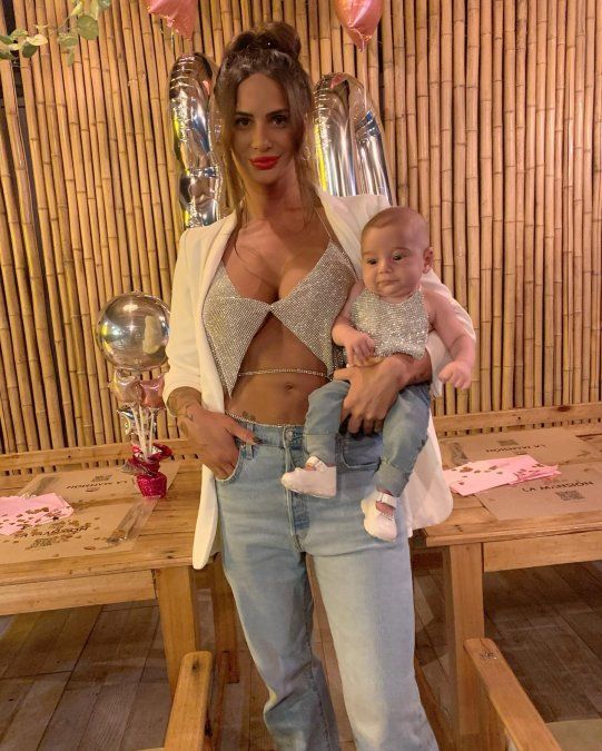 Magalí Mora le puso Brunella a su hija.