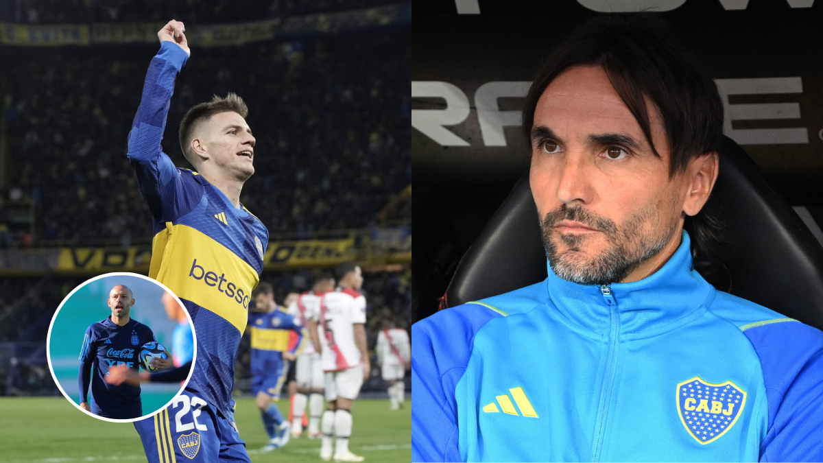 El DT de Boca habló de la chance de que Kevin Zenón vaya a los Juegos Olímpicos con la Selección Argentina