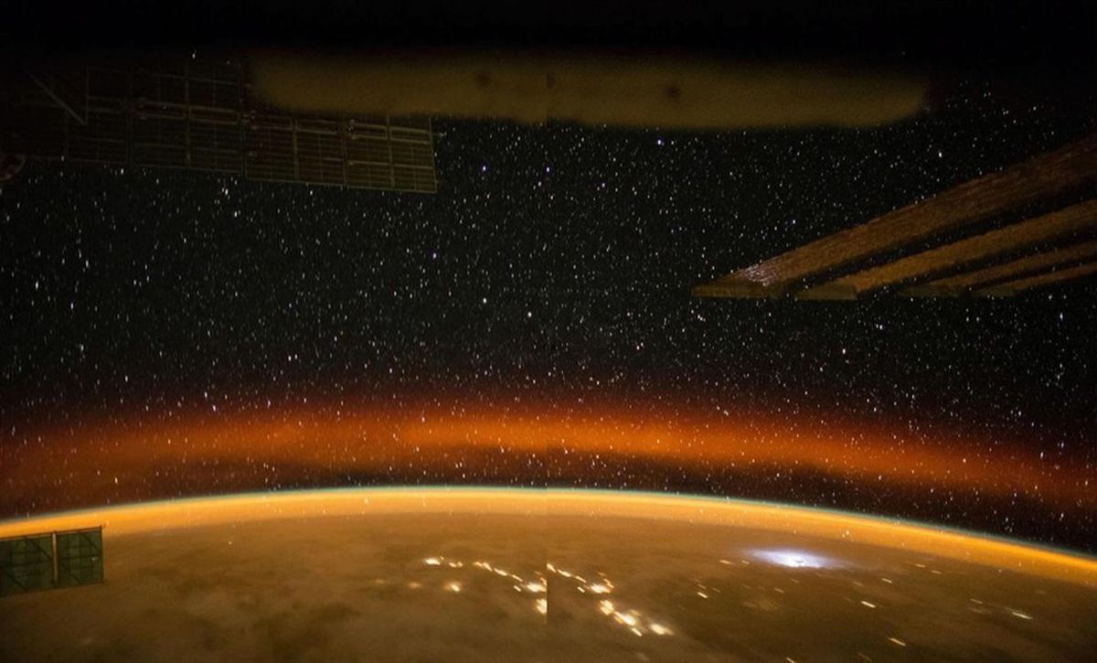 Chasing the sunset from the International Space Station.  Credit: NASA/Terry Virts