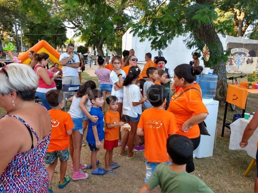 Conmemoraron el Día Internacional de la Lucha Contra el Cáncer Infantil con un jardín de los deseos