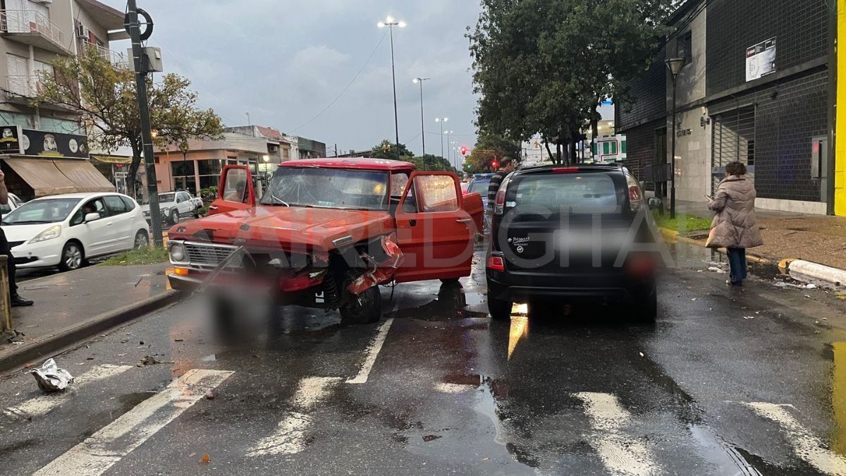 El choque se produjo antes de las 8 de este miércoles.