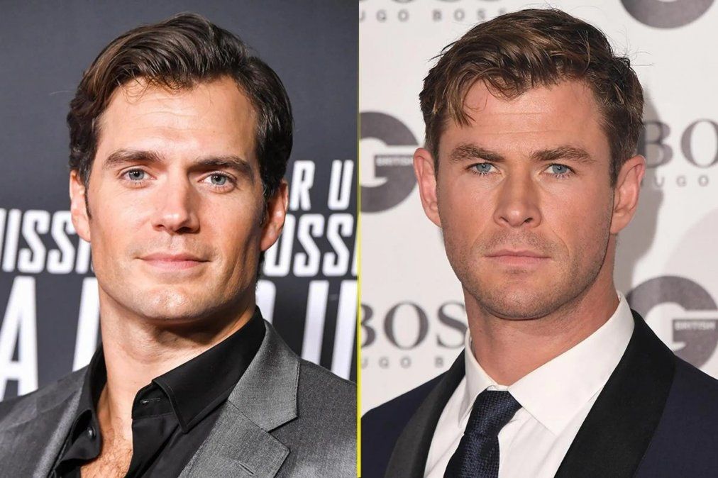 Henry Cavill y Chris Hemsworth pelean por el mismo papel.