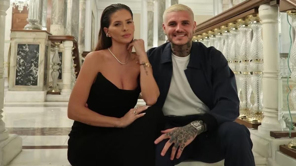 La China Suárez y Mauro Icardi lucieron el accesorio tecnológico durante la reciente celebración de cumpleaños del futbolista