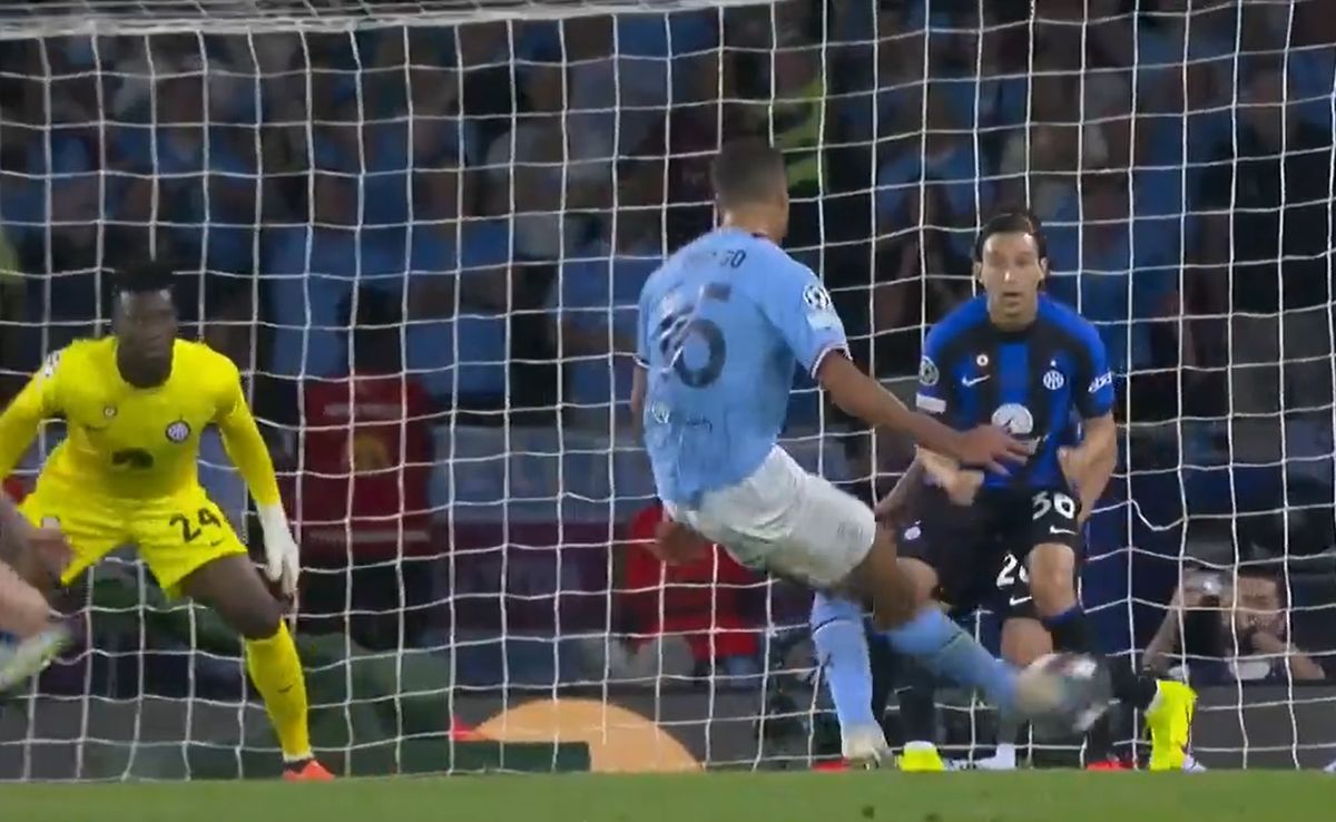 Rodri rompió el empate y adelantó al Manchester City sobre Inter en la final de la Champions League.
