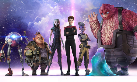 Desarrollada por los ganadores del premio Emmy® Kevin y Dan Hageman (Trollhunters y Ninjago), Star trek Prodigy es la primera serie del universo Star Trek dirigida a un público más joven, y seguirá a un variado equipo de jóvenes extraterrestres que deben descubrir cómo trabajar juntos mientras navegan por una galaxia más grande, en busca de un futuro mejor. Desarrollada por los ganadores del premio Emmy® Kevin y Dan Hageman (Trollhunters y Ninjago), Star trek Prodigy es la primera serie del universo Star Trek dirigida a un público más joven, y seguirá a un variado equipo de jóvenes extraterrestres que deben descubrir cómo trabajar juntos mientras navegan por una galaxia más grande, en busca de un futuro mejor.