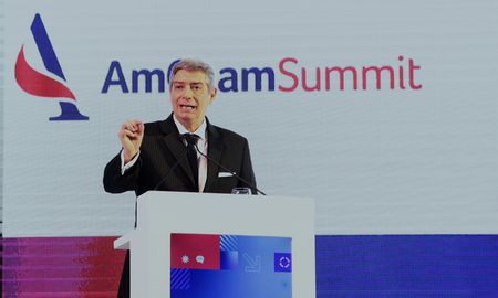 El presidente de la Corte Suprema Horacio Rosatti dio un discurso en el marco de la edición 2026 de AmCham Summit. El presidente de la Corte Suprema Horacio Rosatti dio un discurso en el marco de la edición 2026 de AmCham Summit.