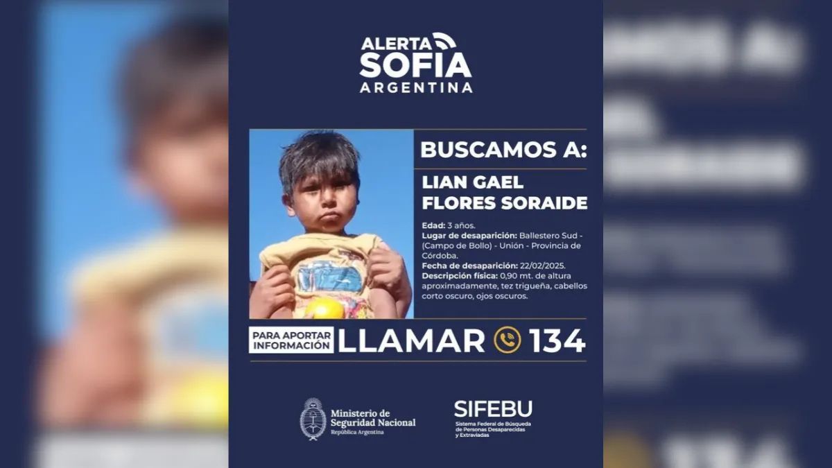 Búsqueda de Lian Flores: Es fácil sacar a un chico de Argentina porque la frontera es permeable, dijo la presidenta de Missing Children