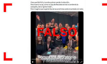 es falso el video en el que seguidores de patricia bullrich cantan somos los pitukitos de recoleta: el audio esta manipulado es falso el video en el que seguidores de patricia bullrich cantan somos los pitukitos de recoleta: el audio esta manipulado