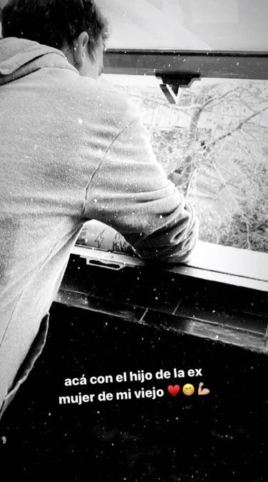 Así está Chano: de pie y con ganas de volver a su casa.