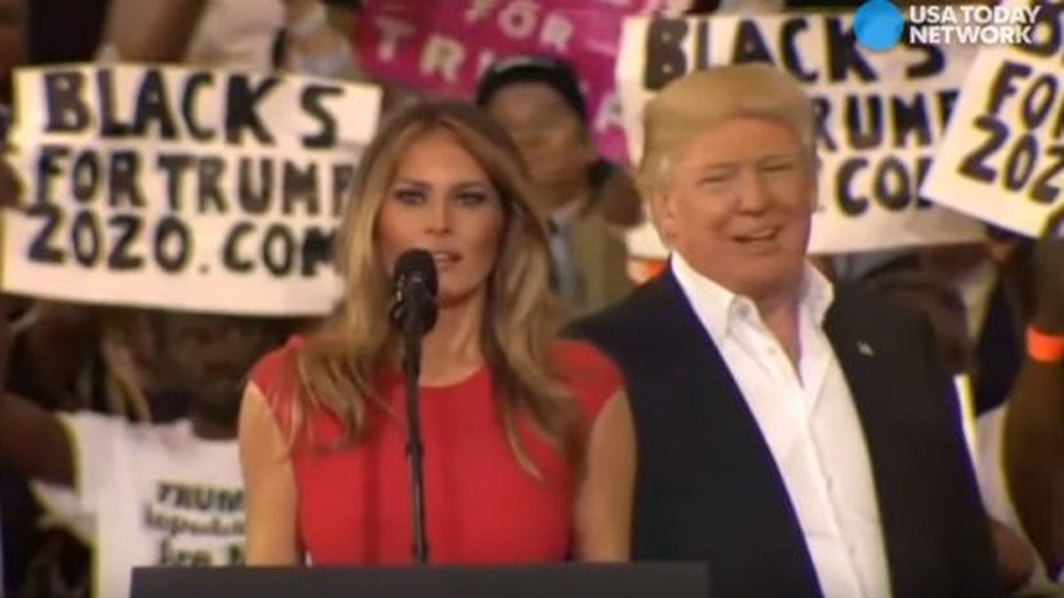 El Gesto De Melania Después Que Donald Trump Le Tocase El Brazo Que Se