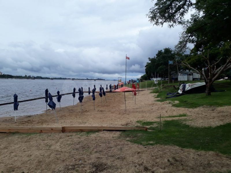Así está la Costanera Este por la crecida del Paraná