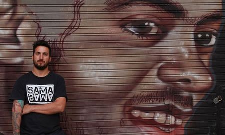 Andrés Iglesias Cobre es reconocido por sus murales en Santa Fe y el mundo Andrés Iglesias Cobre es reconocido por sus murales en Santa Fe y el mundo