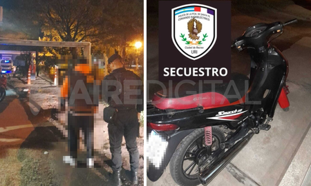 Detuvieron en Recreo a un joven y le secuestraron la moto. Detuvieron en Recreo a un joven y le secuestraron la moto.