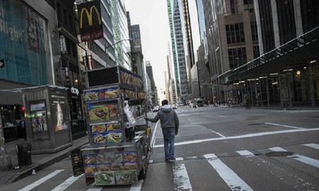 Las calles de Estados Unidos en plena cuarentena Las calles de Estados Unidos en plena cuarentena