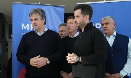 Las autoridades dieron una conferencia de prensa tras el asesinato del policía federal en Rosario. Las autoridades dieron una conferencia de prensa tras el asesinato del policía federal en Rosario.