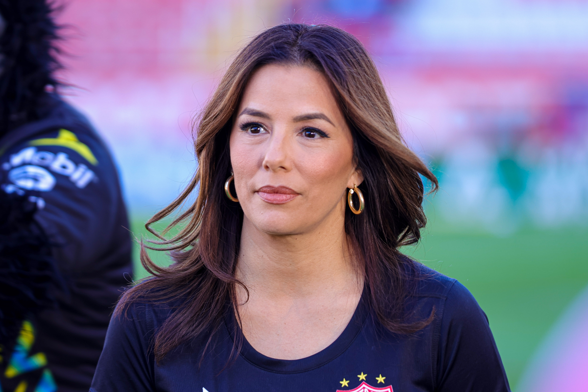 Eva Longoria, actriz estadounidense y accionista del club Necaxa de México. Eva Longoria, actriz estadounidense y accionista del club Necaxa de México.