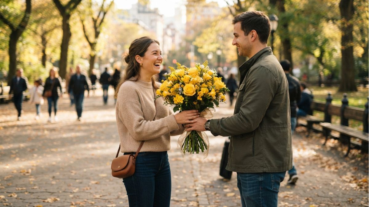 Qué significa que te regalen flores amarillas el 21 de septiembre.