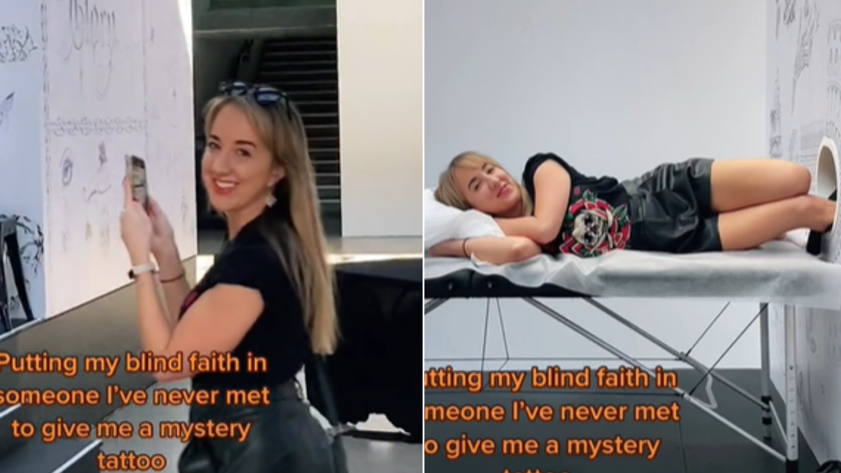 Se hizo un tatuaje gratis sin conocer el diseño y cuando vio el resultado se quiso morir.