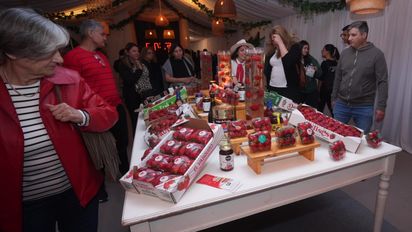 Coronda se vistió de rojo para celebrar su histórica Fiesta de la Frutilla: color, música y mucho sabor