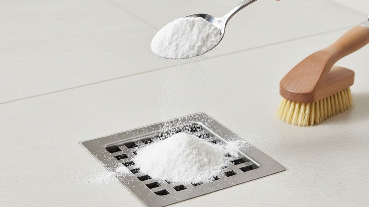 Tirar bicarbonato en las rejillas del baño: para qué sirve y cada cuánto hacerlo