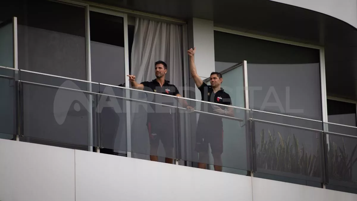 El plantel de Col&oacute;n ya se instal&oacute; en Santiago del Estero.
