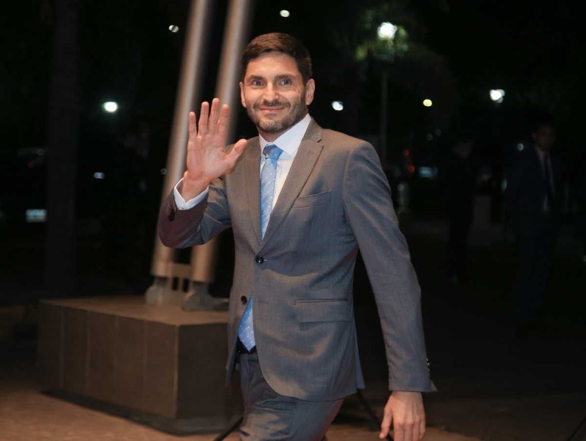 El gobernador de Santa Fe, Maximiliano Pullaro, en el evento de la Fundación Libertad. El gobernador de Santa Fe, Maximiliano Pullaro, en el evento de la Fundación Libertad.