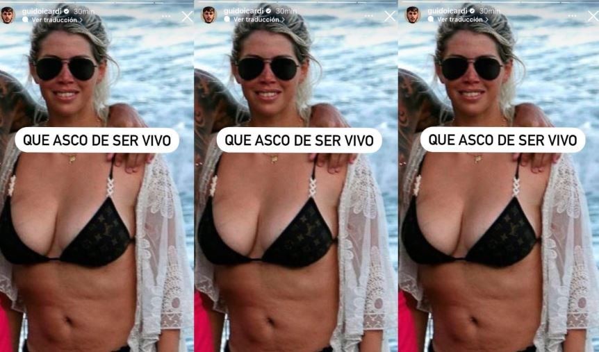 El hermano de Icardi publicó una foto de Wanda Nara al natural.