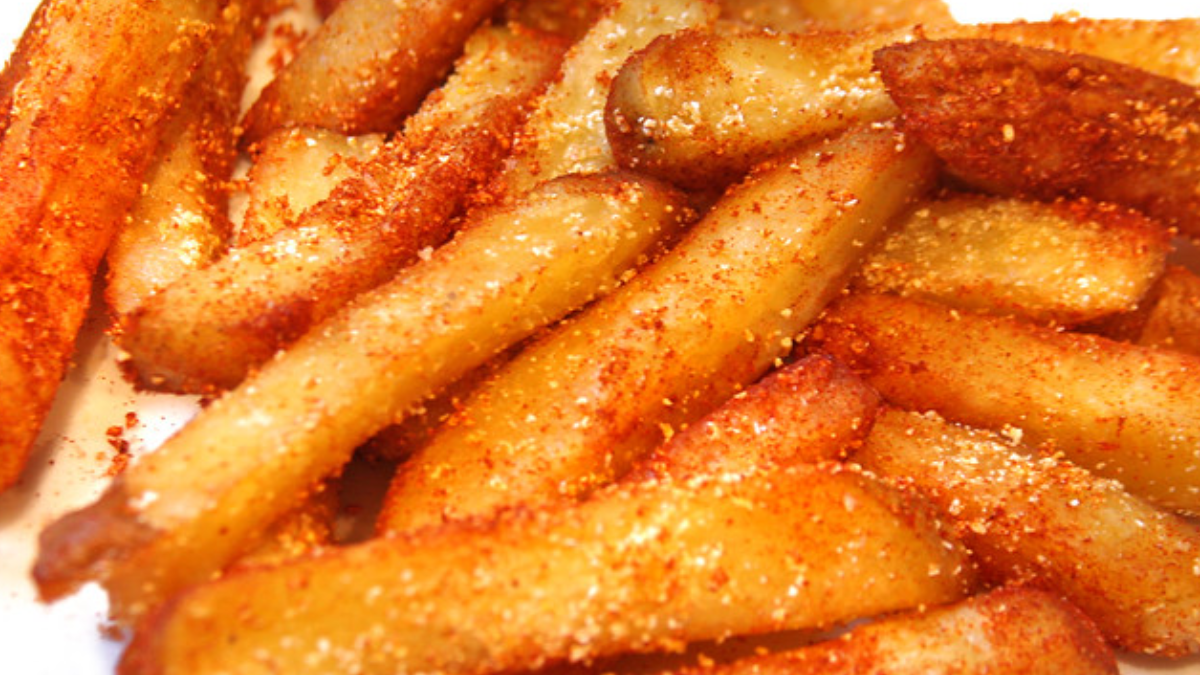 Papas rebozadas al horno. Papas rebozadas al horno.