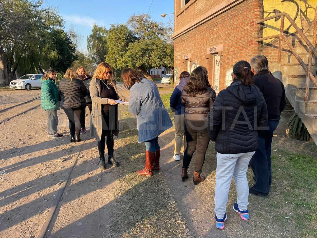 El punto de encuentro fue en las vías de calle Mitre y Colodrero. El punto de encuentro fue en las vías de calle Mitre y Colodrero.