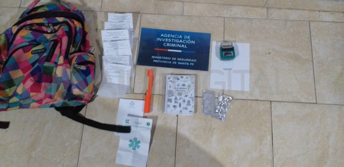 En los allanamientos se secuestraron recetarios y el sello que utilizaba la imputada