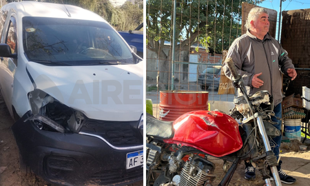 El relato del pollero a quien un ladrón le destruyó la moto, en plena huida en una camioneta robada. El relato del pollero a quien un ladrón le destruyó la moto, en plena huida en una camioneta robada.