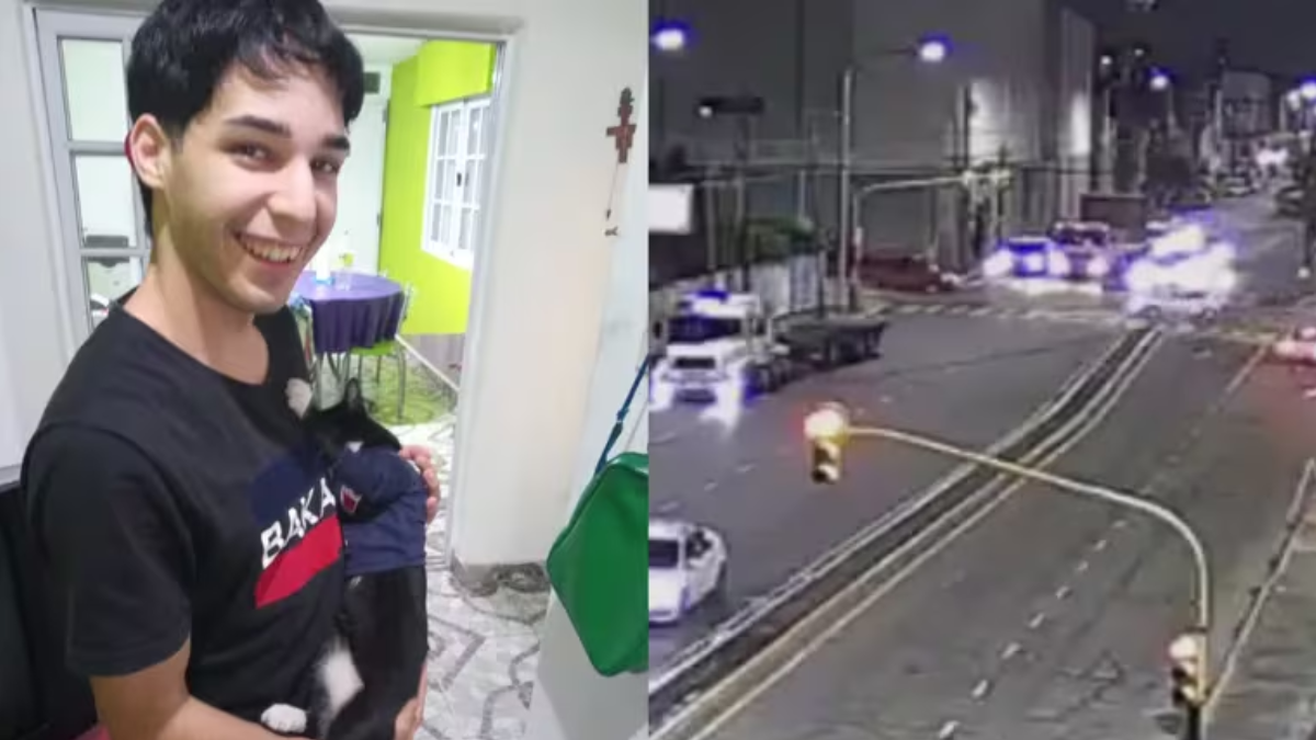 Camionero cruzó en rojo, atropelló y mató a un joven: Le reventó la cabeza y lo dejó tirado