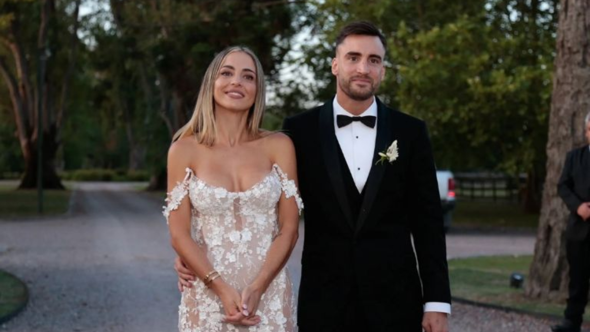 Nicolás Tagliafico y Caro Calvagni tuvieron una boda soñada: las mejores fotos