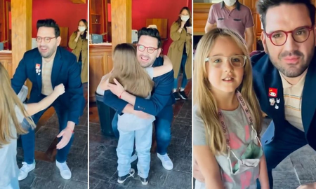 La host digital de Bake Off Argentina compartió en redes sociales el emotivo encuentro entre su hija Isabella y el famoso pastelero. La host digital de Bake Off Argentina compartió en redes sociales el emotivo encuentro entre su hija Isabella y el famoso pastelero.