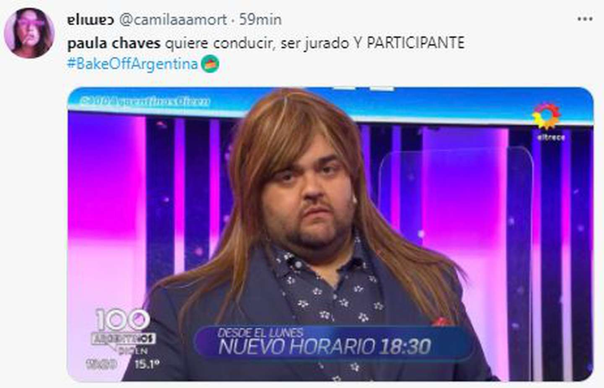 Los memes m&aacute;s divertidos despu&eacute;s del desaf&iacute;o que gan&oacute; Paula Chaves en "Bake Off Argentina".&nbsp;