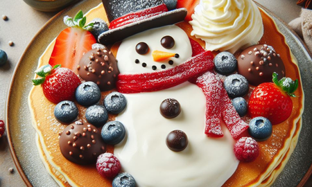 Cómo preparar pancakes navideños para un desayuno diferente Cómo preparar pancakes navideños para un desayuno diferente