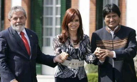 Aire de Santa Fe | Lula Da Silva Cristina Fernández de Kirchner y Evo Morales