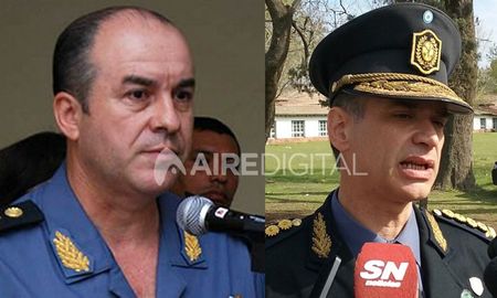 Rafael Grau (izq.) y Omar Odriozola (der.) en la época en que ejercían como jefes de la Policía provincial. Rafael Grau (izq.) y Omar Odriozola (der.) en la época en que ejercían como jefes de la Policía provincial.