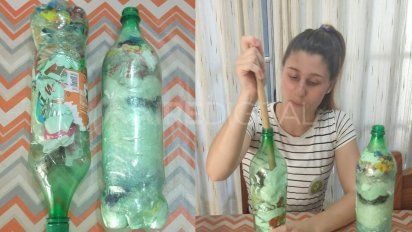 Mar&iacute;a Luz es una de las impulsoras de Eco Botellas en Santo Tom&eacute;