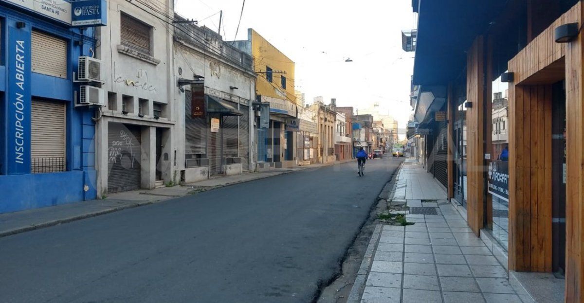 San Jerónimo al 2800. La cuadra en donde se encuentra la vivienda que fue robada.&nbsp;