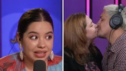 El apasionado beso entre Andrea del Boca y Kennys Palacios que dejó muda a la hija de la actriz