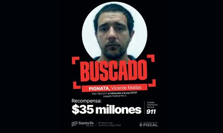 Vicente Pignata es el narco prófugo más buscado de la ciudad de Santa Fe. Vicente Pignata es el narco prófugo más buscado de la ciudad de Santa Fe.